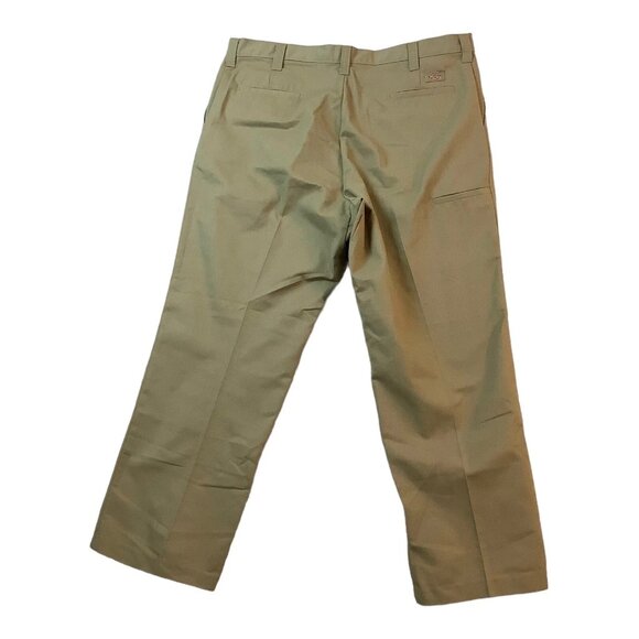 Dickies Straight Leg Men’s Work Pants Khaki Light Brown 42x32 - Picture 3 of 12